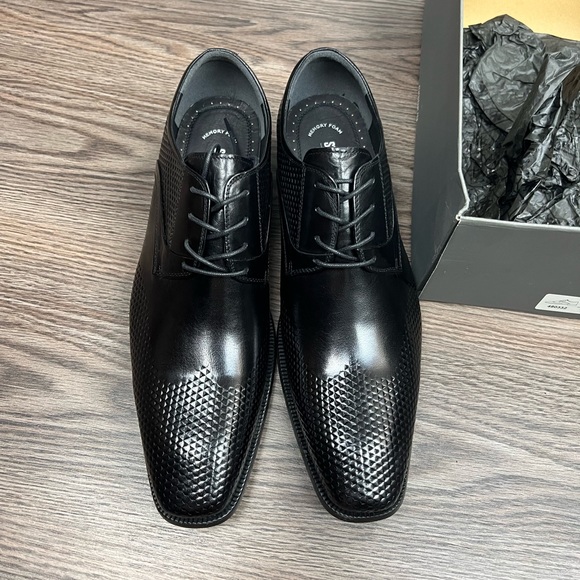 NEW Stacy Adams Black Wingtip Oxfords 11 M main image 8